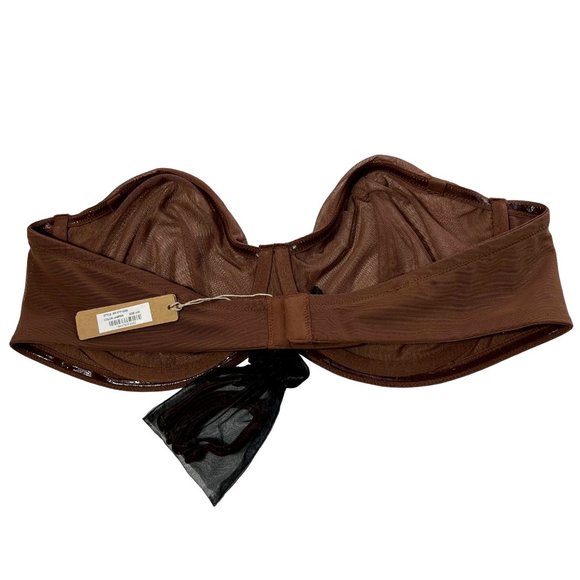 SKIMS Ultra Fine Mesh Strapless Bra Underwire Convertible 40B Jasper - Picture 2 of 8